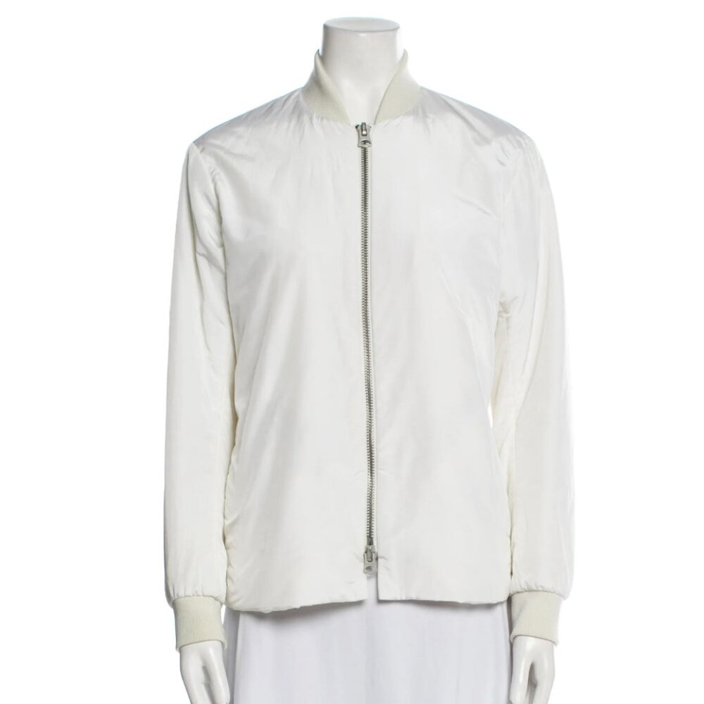 Acne Studios White Leia Bomber Jacket XS